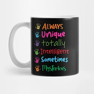 Autism it's a different ability Funny Gift Autism Awarness Mug